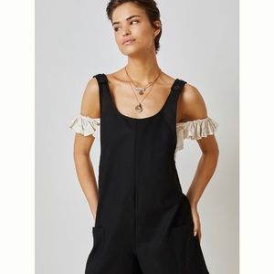 Anthropologie linen romper